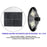 Pack de 2x Lampes solaires pour extérieur - Série OVNI BASIC - 250 Watts - 1900 lumens - Angle 360° -  IP65 - Avec détecteur de mouvement - Avec télécommande - Contrôleur MPPT - Diamètre tube d'insertion 80 mm - Mât / Support en option