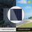 Pack lampadaire complet 3 mètres : Lampe solaire Série OVNI 250 Watts 6500k + Mât STANDARD 3 mètres