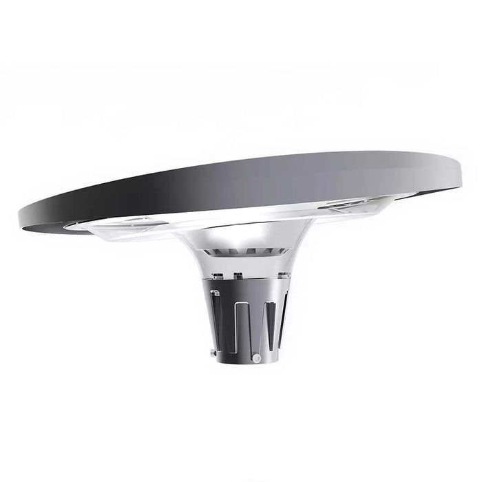 Pack lampadaire complet 5 mètres : Lampe solaire Série OVNI FUTUR 800 Watts 3000k / 6000k / RGB + Mât STANDARD 5 mètres