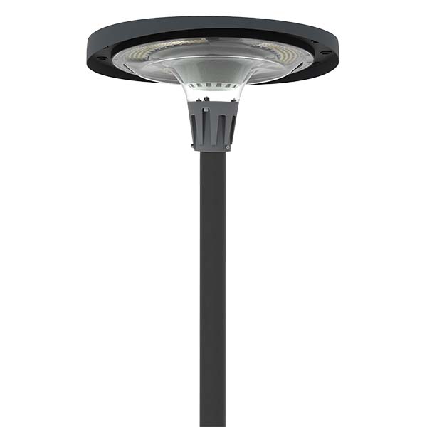 Pack de 2x Lampes LED solaires - Série OVNI FUTUR - RGBWW - Type UFO - 800 Watts - 2000 lumens - Panneau Polycristallin - Diamètre tube d'insertion 76 mm - Télécommande - Application mobile Bluetooth - Rythme musical - Couleur 3000K / 6000K / RGB