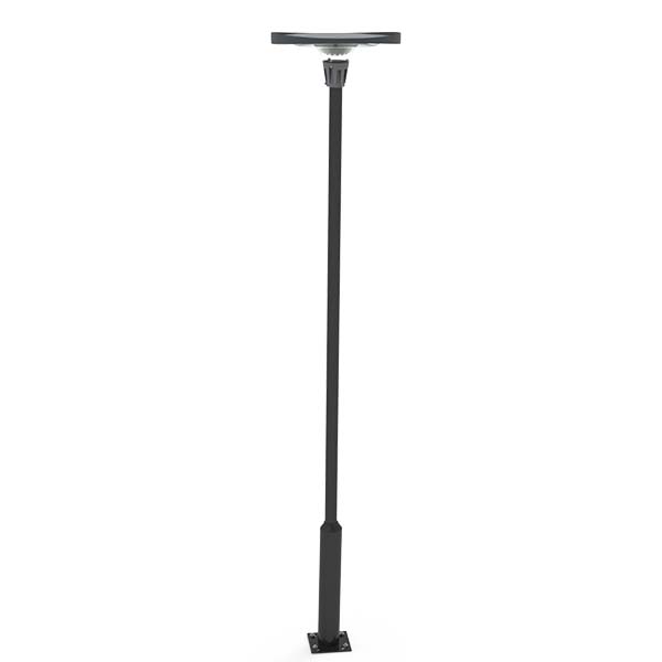 Pack lampadaire complet 5 mètres : Lampe solaire Série OVNI FUTUR 1200 Watts 3000k / 6000k / RGB + Mât STANDARD 5 mètres
