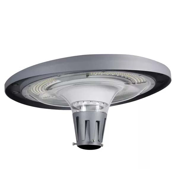 Pack lampadaire complet 6 mètres : Lampe solaire Série OVNI FUTUR 800 Watts 3000k / 6000k / RGB + Mât STANDARD 6 mètres