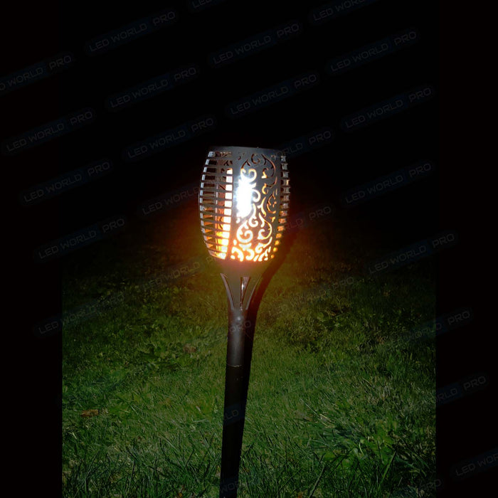 Lot de 20x Lampes LED de jardin solaire – Série KO-LANTA V2 - Modèle BASIC – 12 LEDs - Angle 360°- IP55 - 50 x 7,5 cm – Trois modes d’installations – Panneau solaire Monocristallin