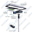 Lampe de rue solaire ajustable - Série DREAM V2 - 500 Watts - 5000 Lumens - 76 x 37 x 16 cm -  Angle 160*60° - IP65 - 4000K - Diamètre du tube 60mm - Télécommande - Avec détecteur de mouvement - 6 modes - Garantie 3 ans
