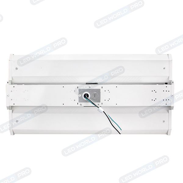 DERNIER DU STOCK : 2x Lampes industrielles linéaires – Série FUSION – 9 en 1 - Puissance ajustable 80/110/165W - CCT 3000/4000/6000k - 140 Lumens/Watt - IP40 - Angle 120° - 60 x 30 x 4,7 cm - Dimmable - Garantie 5 ans