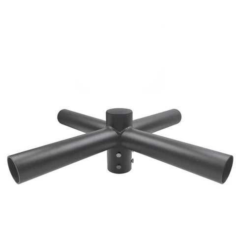 Quadruple tête de mât perpendiculaire - Insertion mât diamètre 80mm / Support 60mm