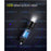 Lampe de poche LED - Série FLASH V1 - Rechargeable – Fonction ZOOM - 3 Watts - IP65 - 9 x 3 cm - Avec câble USB - IP65 - Batterie lithium incluse – Couleur 6000K - 3 modes de fonctionnement