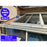 Pack lampadaire complet 4 mètres : Projecteur LED Solaire Série WARRIOR 800 Watts RGBW (Multicolores + Blanc) + Mât STANDARD (V1 EVO ou V4 EVO - Avec trappe) + Tête de mât rectangulaire