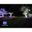 Pack lampadaire complet 4 mètres : Projecteur LED Solaire Série WARRIOR 800 Watts RGBW (Multicolores + Blanc) + Mât STANDARD (V1 EVO ou V4 EVO - Avec trappe) + Tête de mât rectangulaire
