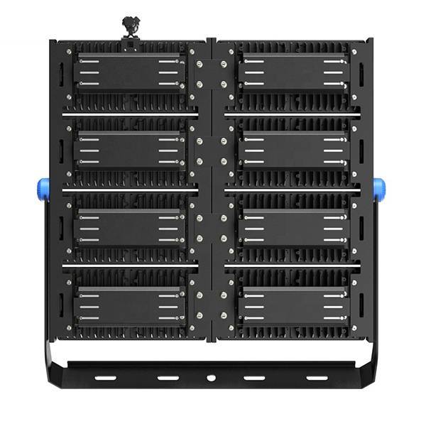 Pack de 6x Projecteurs haute puissance LED de stade filaire - Série EXCEPTION - 1000 Watts - 150 000 Lumens - 150 Lumens/Watt - 15°/30°/45°/60°/90°/120° au choix - 46 x 88 x 18 cm - IP66 - IK08 - 2700k à 6500k - Transformateur Meanwell- Garantie 5 ans