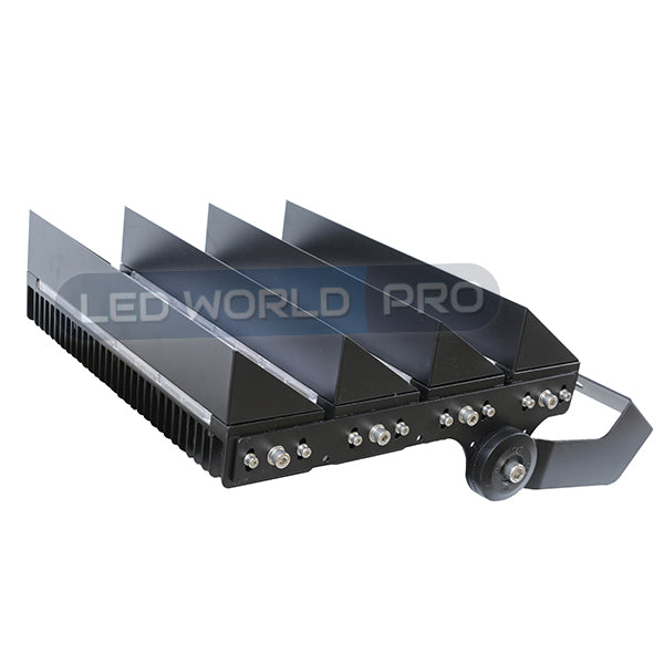 Pack de 2x Projecteurs haute puissance LED de stade filaire - Série EXCEPTION - 500 Watts - 75 000 Lumens - 150 Lumens/Watt - Angle 20°/40°/60°/90° au choix - 44 x 48 x 11 cm - IP66 - IK08 - 2700k à 6500k - Transformateur Meanwell- Garantie 5 ans