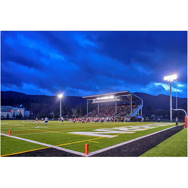 Pack de 4x Projecteurs haute puissance LED de stade filaire - Série EXCEPTION - 600 Watts - 90 000 Lumens - 150 Lumens/Watt - Angle 15°/30°/45°/60°/120° au choix - 92 x 74 x 13 cm - IP66 - IK08 - 2700k à 6500k - Transformateur Meanwell- Garantie 5 ans