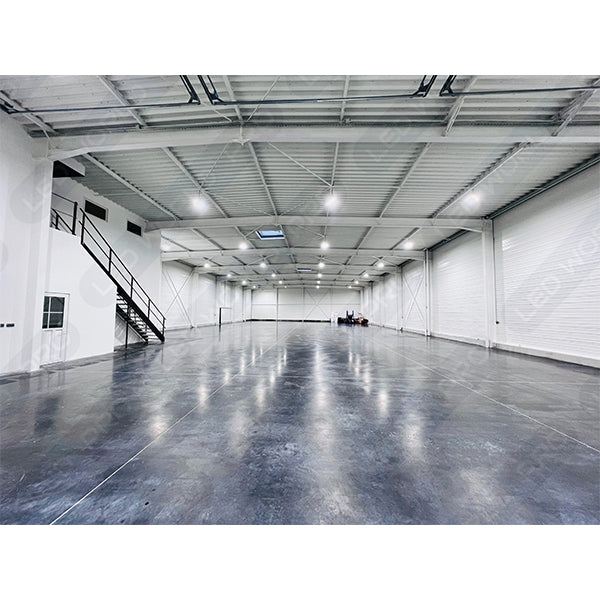 Pack de 12x Lampes industrielles UFO - Série CROSSOVER V2 - 100 Watts - 15 000 Lumens - 150 Lumens/Watt - Angle 90°  - IP65 - IK08 - 26 x 14 cm - Dimmable - Transformateur SOSEN - 4000k/5000k - Garantie 5 ans