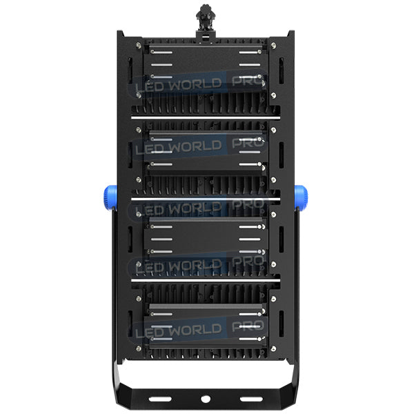 Pack de 6x Projecteurs haute puissance LED de stade filaire - Série EXCEPTION - 1000 Watts - 150 000 Lumens - 150 Lumens/Watt - 15°/30°/45°/60°/90°/120° au choix - 46 x 88 x 18 cm - IP66 - IK08 - 2700k à 6500k - Transformateur Meanwell- Garantie 5 ans