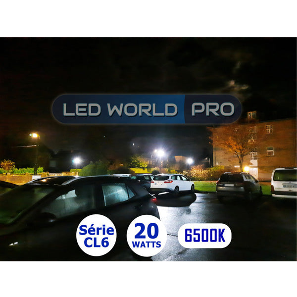 Ampoule LED E27 / E40 au choix - Série CL6 - 24 Watts - 130 / 150 / 180 lumens par Watt au choix - 64 x 207 mm - Angle 360° - IP44